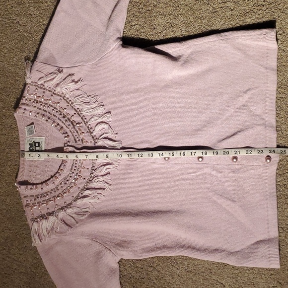 Like new! Vintage Storybook Knits Diamante Diva beaded sweater - Picture 8 of 10